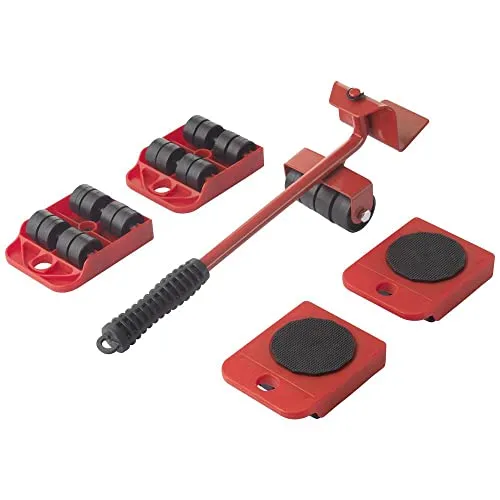 TOOLCRAFT TO-7730013 Möbel-Transportroller - Rollwagen mit solidem Stahlkorpus und rutschfestem Griff, perfekt für einfaches Bewegen von Möbeln bis 150 kg.