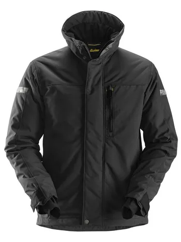 Snickers gefütterte Arbeitsjacke schwarz Gr. S – Strapazierfähig und komfortabel - Robuste gefütterte Arbeitsjacke mit wasserabweisendem Material und isolierendem Futter für optimalen Komfort bei Kälte. Ergonomische Passform und praktische Details für maximale Bewegungsfreiheit.