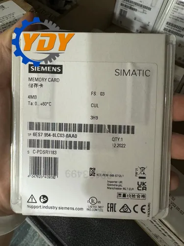 Siemens 6ES7954-8LC03-0AA0 Speicherkarte - SPS-Prozessoren, kompatibel mit Simatic S7-1x 00 CPU/SINAMICS FS:03, sorgt für zuverlässige Datenverarbeitung und hohe Leistung.