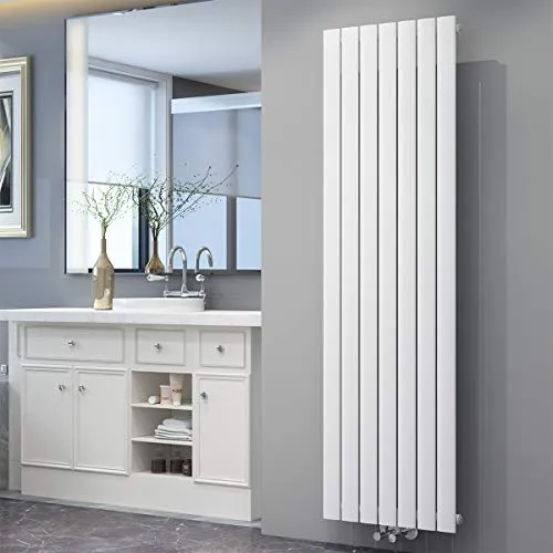ELEGANT Design Flach Heizkörper 1800 x 539 mm Weiß Badheizkörper Einlagig Heizkoerper Vertikal Paneelheizkörper