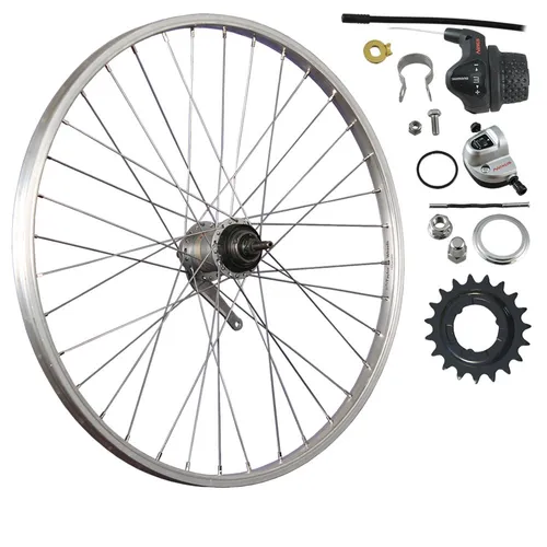 Laufrad 24 Zoll mit Aluminium Felge und Shimano Nexus 3 Gang