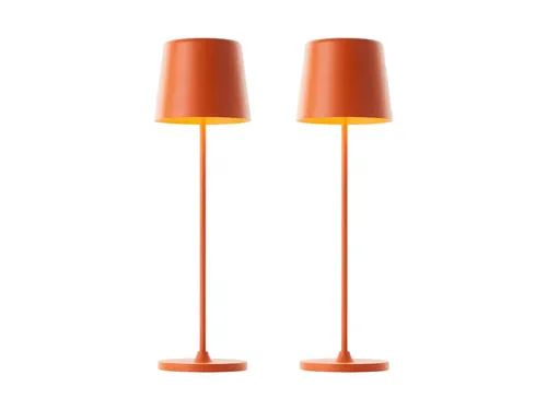 Brilliant LED Tischleuchte Kaami in orange von Brilliant