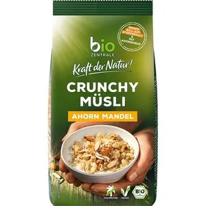 BioZentrale Müsli Crunchy Ahorn Mandel, BIO, 375g