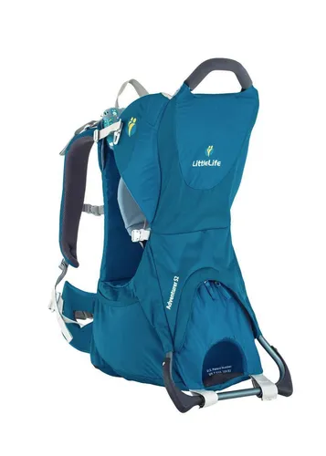 LittleLife Adventurer S2 - Kindertrage Blau - Babytragen für aktive Familien, die komfortable und sichere Ausflüge mit Kindern ermöglichen und dabei Rücken und Schultern entlasten.