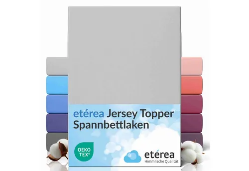 etérea Himmlische Qualität Spannbettlaken etérea Comfort Jersey Topper Spannbettlaken, Jersey, Gummizug: rundum, (1 Stück)