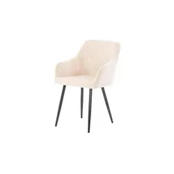 CLP Esszimmerstuhl Shila I Bequemer Samtstuhl mit Bodenschonern - Esszimmerstuhl Shila in edlem Samt, bietet hohen Sitzkomfort und schont den Boden. Ideal für stilvolle Essbereiche.