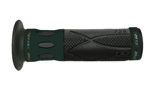 Progrip PA072800CR02 Lenkergriffe Street 728 - Lenkergriffe für Motorräder in schwarz/Aluminium, bieten optimalen Grip und Komfort für jedes Fahrabenteuer.