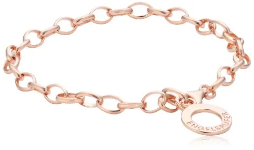 Engelsrufer Armband für Damen aus rosévergoldetem 925er-Sterlingsilber - Elegantes Armband aus rosévergoldetem 925er-Sterlingsilber, Länge 19,5 cm, mit variablem Verschluss für individuelle Anpassung – ein zauberhaftes Accessoire für jeden Anlass.