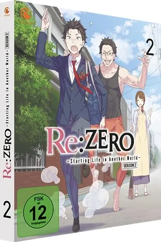 Re:ZERO - Starting Life in Another World - Staffel 2 - Vol.2 - [DVD] - Fantasy-Anime auf DVD, spannende Fortsetzung mit packenden Abenteuern und Charakterentwicklungen, freigegeben ab 16 Jahren.