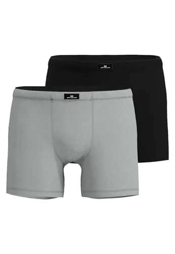 Götzburg Herren Long-Pants grau Uni 2er Pack 6