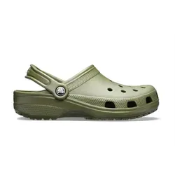 Crocs Classic Clog dunkelgrün - Badeschuhe für Herren und Damen, mit ergonomischem Croslite-Material für individuelle Passform und hervorragende Fußgewölbeunterstützung – ideal für Strand und Boot!