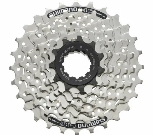 Shimano Kassette CS-HG41 7-fach - Zahnkranzpaket mit 7-fach Schaltung, 10 Zähne für präzise Gangwechsel und hohe Leistung beim Radfahren.