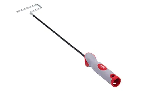 ProDec Advance, flexibler Mini-Farbrollerrahmen, 610 mm langer, weicher Griff, größere Reichweite, zum Malen hinter Heizkörpern, Rohren und Dachrinnen, kompatibel mit allen 100 mm Mini-Farbrollern
