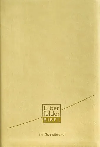 Elberfelder Bibel mit Schreibrand aus Kunstleder - Bibelausgaben - Hochwertige Elberfelder Bibel mit praktischem Schreibrand für persönliche Notizen und langlebigem Kunstleder-Einband.