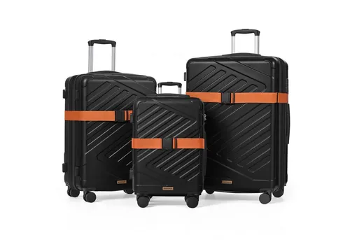 SONGMICS Hartschalen-Trolley Koffer Set mit TSA-Schloss