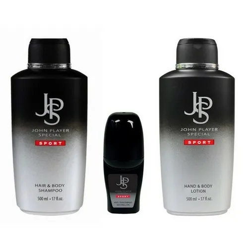 John Player Special Sport Hair & Body 500ml & Bodylotion 500ml & Deodorant 50ml