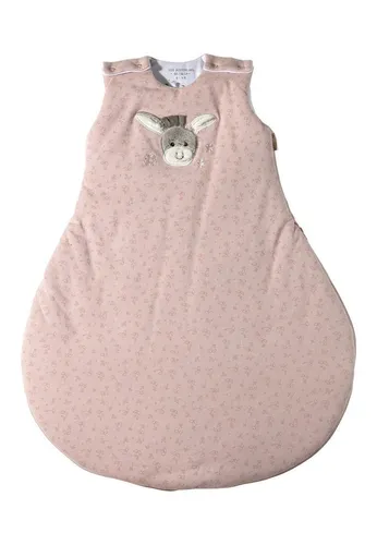 Sterntaler Baby Schlafsack Esel Emmi Girl flora rose, Größe 50/56 - Baby Schlafsack für Mädchen mit niedlicher Esel Applikation, TOG 3,5, wächst mit und ist ideal für ganzjährige Nutzung. Pflegeleicht und perfekt als Geschenk zur Geburt.