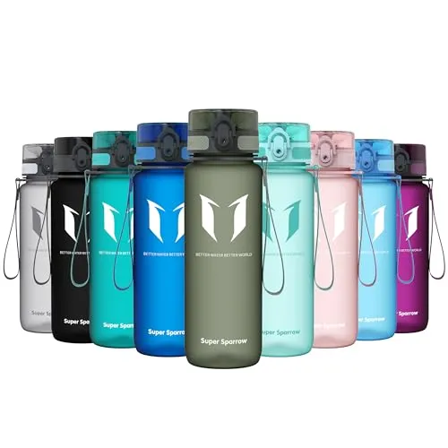 Super Sparrow Trinkflasche in grün von Super Sparrow