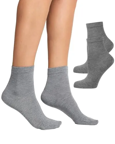 Nur Die Bambus Kurzsocken 2er Pack Damen von NUR DIE