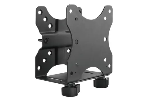 RICOO Halterung Thin Client NUC Mini PC Rechner Halterung TRH-01, (VESA 50x50 bis 100x100, 1-tlg., max. bis 5kg belastbar, verstellbare Breite (17mm-70mm), Mini PC Computer Halter für Monitorhalterung Thin-Client Intel NUC)