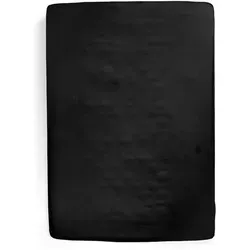 fleuresse Comfort Spannbettlaken Schwarz - Spannbetttücher aus 96 % Baumwolle und 4 % Elasthan, atmungsaktiv und hautsympathisch, mit Rundumgummizug für perfekten Sitz, passend für Matratzen bis 26 cm Höhe.