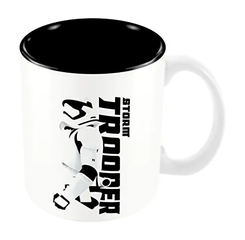 SD toys Tasse Design Stormtrooper Star Wars Ep7, Keramik, weiß/schwarz, 9 x 11 x 12 cm