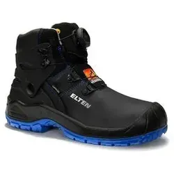 RENZO Biomex GTX BOA® blue Mid ESD S3 - Sicherheitsschnürstiefel für besten Schutz - ELTEN Sicherheitsschnürstiefel RENZO Biomex GTX BOA® blue Mid ESD S3 - optimaler Schutz mit hydrophobiertem Leder und ESD-fähiger Brandsohle, ideal für anspruchsvolle Arbeitsumgebungen.