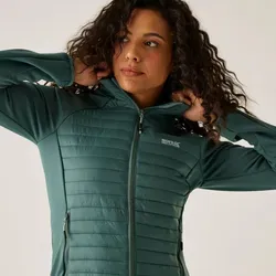 Regatta Clumber Hybrid Softshelljacke Damen, Farbe:Grün, Größe:44 - Grün - 44