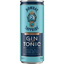 Bombay Sapphire Gin & Tonic 0,25 Liter