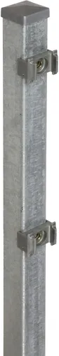 Floraworld Zaunpfosten Classic 170 x 4 x 4 cm - Feuerverzinkt für Langlebigkeit - Robuster Zaunpfosten Classic, feuerverzinkt für optimalen Schutz. Ideal für stabile Zaunlösungen in Ihrem Garten. Qualität für dauerhafte Nutzung.