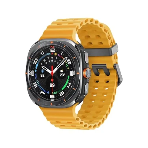 Ocean Silikon Armband für Samsung Galaxy Watch Ultra Armband 47mm 2025/2024 Herren/Damen,Atmungsaktiv Weich Sport Band für Samsung Watch 8/7 Ultra Armbands 47 mm Sportarmband Ersatzarmband