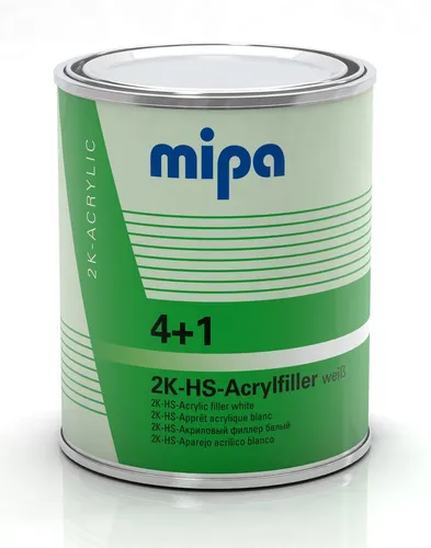 Produktbild MIPA 4+1 Acrylfiller HS Füller weiss, 1Ltr.
