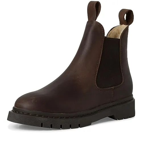 Tamaris Adult 1-26829-41/300 - Braune Wanderschuhe Gr. 41 - Damen Wanderschuhe aus hochwertigem Echtleder, warm gefüttert für optimalen Komfort bei Outdoor-Aktivitäten.