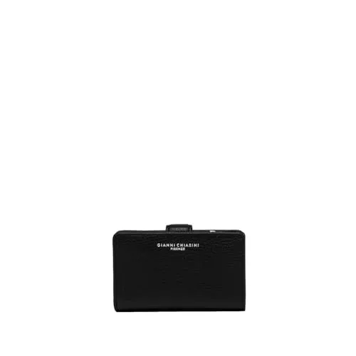 Gianni CHIARINI Grain Wallet Nero - Damen-Geldbörse aus hochwertigem Leder, mit übersichtlicher Fächeraufteilung und stylischem Design – der ideale Begleiter für mehr Style und Flexibilität im Alltag.