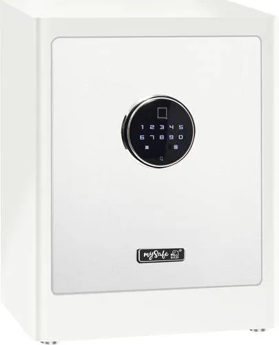 Basi mySafe Premium 450 Möbeltresor mit Fingerabdruckschloss - Moderne Safes für Sicherheit und Stil - der mySafe Premium 450 bietet Platz für Dokumente und Wertgegenstände. Öffnung per Fingerabdruck oder Zahlencode, mit 360° Erkennung. Ideal für Zuhause oder Büro.