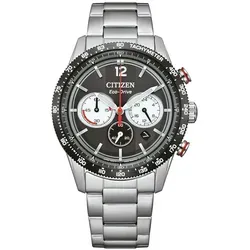 Citizen Eco-Drive Racing Chronograph Herrenuhr CA4714-55E - Elegante Herrenuhr aus Edelstahl mit Solar-Funktion und präzisem Chronographen. Ideal für stilbewusste Männer, die Wert auf Qualität und Funktionalität legen.