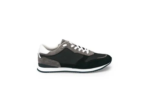 Lloyd SWIFT Herren Sneaker Schwarz 40 EU - Sportliche Herren Sneaker in Schwarz aus Velours- und Glattleder, mit herausnehmbarer Synthetik-Innensohle für individuellen Komfort und Gummisohle für optimale Griffigkeit.