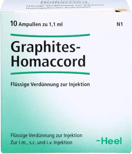 GRAPHITES HOMACCORD Ampullen 1,1 ml von Biologische Heilmittel Heel