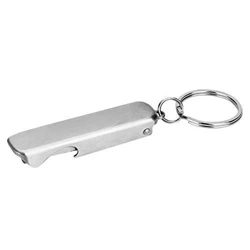 Dilwe Nagelknipser, Edelstahl Mini Faltbarer Nagel Clippers Kapselheber, SCHL¨¹sselanh?nger Flaschen?ffner, for M?nner, Damen, Outdoor und t?glicher Gebrauch