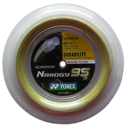 YONEX Nanogy 95 Badminton-Seil 200 m von YONEX