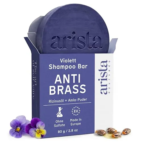 Arista Festes Silbershampoo – Anti Gelbstich Shampoo für blondes Haar