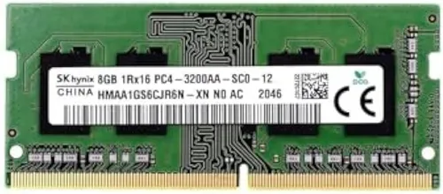 SK Hynix 8GB SODIMM DDR4 3200 PC4 1Rx16 HMAA1GS6CJR6N-XN Laptop RAM Speicher