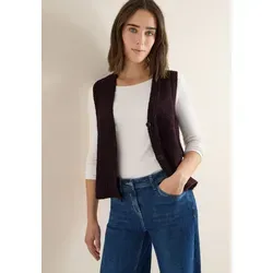 Cecil Damen Bouclé Weste in rot von CECIL