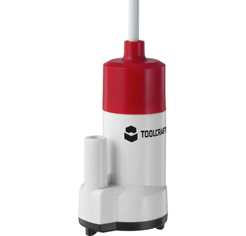 TOOLCRAFT Niedervolt-Tauchpumpe TO-7159146 - Leistungsstarke und zuverlässige 12 V DC Tauchpumpe mit 720 l/h, ideal als batteriebetriebene Reservepumpe. Eintauchfähig und leise im Betrieb.