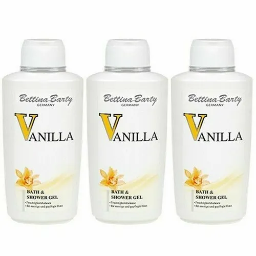 Bettina Barty Vanilla Bath & Shower Gel 3 x 500 ml von Bettina Barty