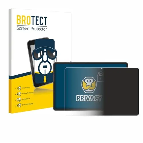 BROTECT Anti-Spy Blickschutzfolie für Samsung Galaxy Tab S9 Plus WiFi / 5G Privacy Screen Protector [Displayschutz, Sichtschutz, Blaulichtfilter]