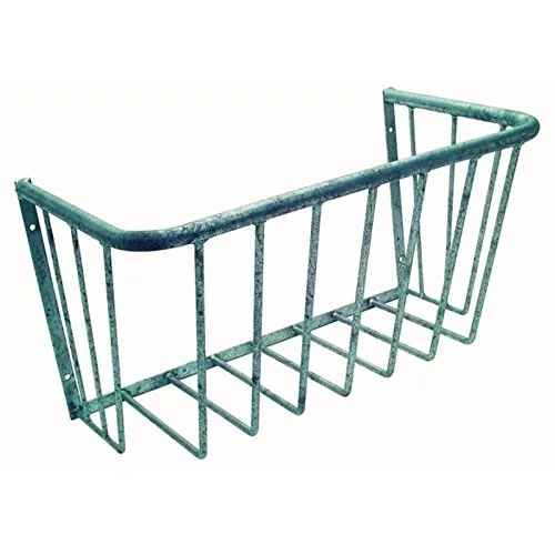Wand Heuraufe für Pferde feuerverzinkt 77 x 44 x 31 cm