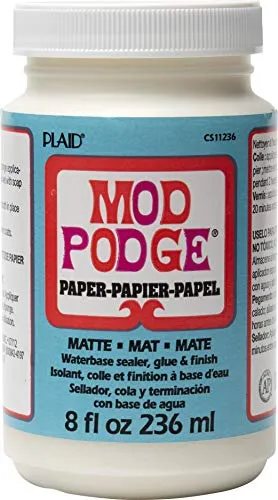 Mod CS11236 Podge Wasserbasierende Versiegelung Kleber, und Finish, Papier, transparent matt, Synthetic Material, durchsichtig, 5.9 x 5.9 x 10.6 cm