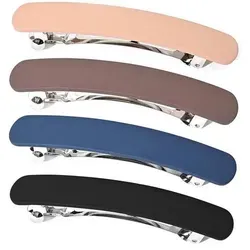 Haarspangen Damen Patentspange 4er Set Color B - Entdecke das 4er Set Haarspangen für Damen in vier eleganten Farben. Diese Patentspangen sorgen für sicheren Halt und sind ideal für feines bis dickes Haar. Perfekt für jeden Anlass – Alltag, Partys oder besondere Events.
