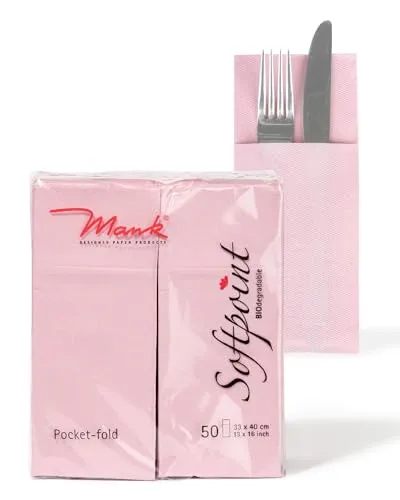 Papierservietten Pink von Mank